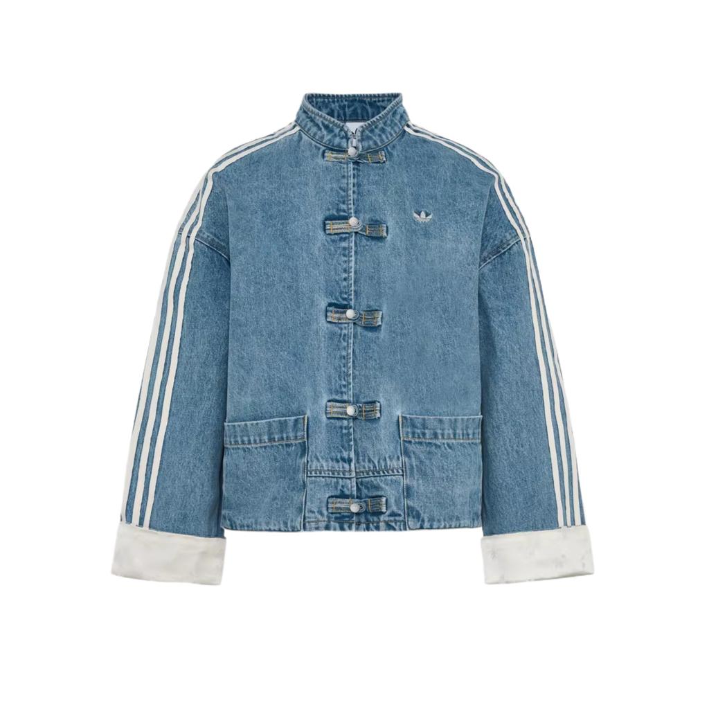 Adidas Originals SS26 Long Sleeve Stand Collar New Chinese Style Jacket Women jackets KY5743