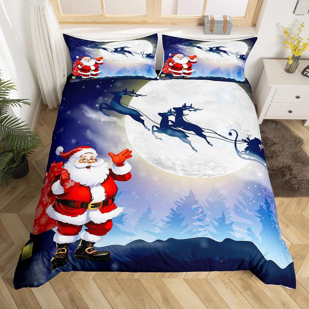 Fresh Little Deer Down Comforter Set Bedding Set 3-piece Duvet Cover Set