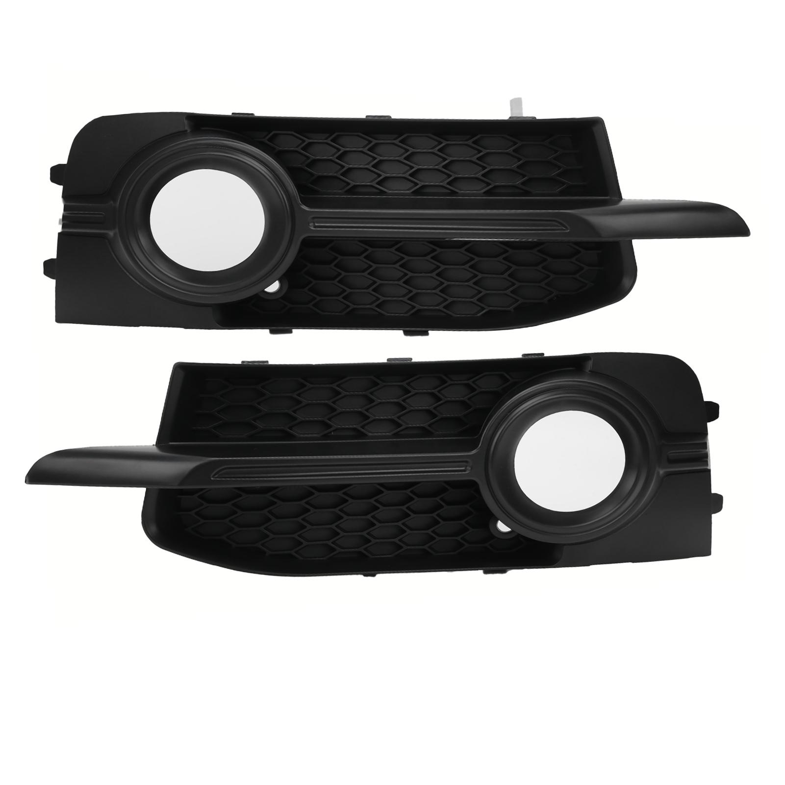 Koogeelife Unisex Light Front Bumper Fog Grille Cover 8X0807682b 8X0807681b Fit For A1 8X 8Xa 2010‑2014