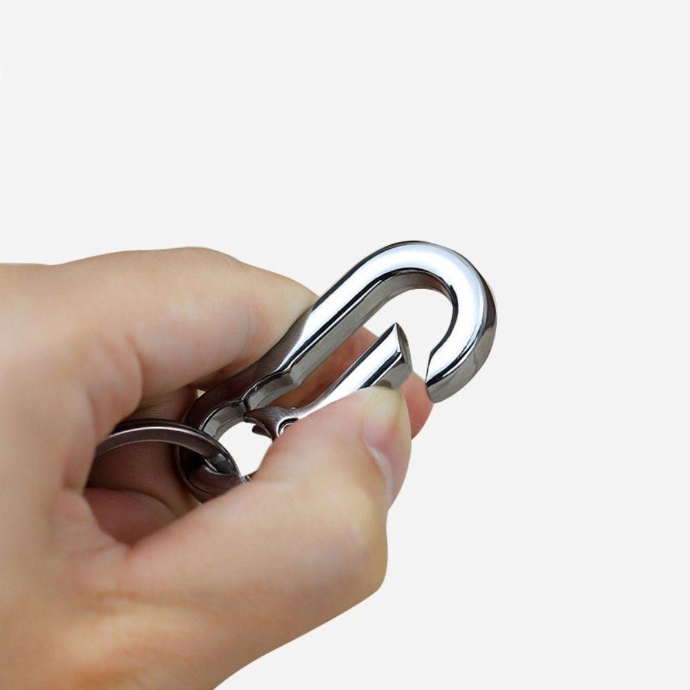 Car Key Holder Spring Key Ring Waist Belt Carabiner Car Pendant Gift Waist Key Ring