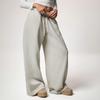 Winter Elastic and Plush Loose Wide Leg Sports and Leisure Pants