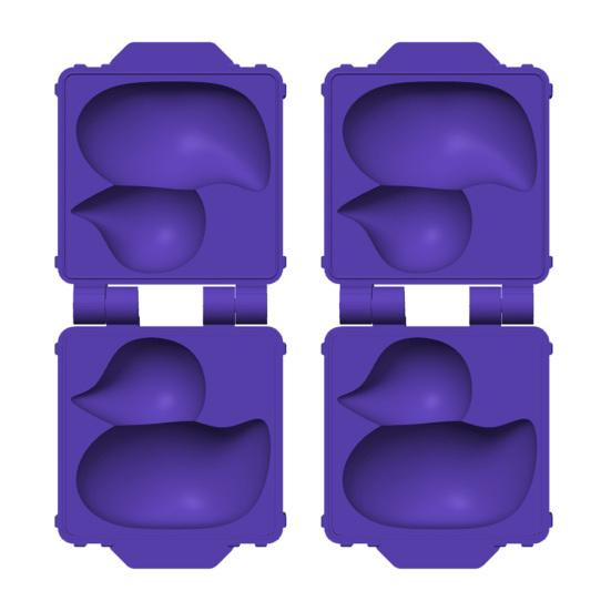 1/2/3Pcs Snow Duck Mold Maker Kids Mini Snowball Mold One-Hand Press Portable Small Snow Duck Toy