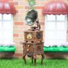 Detailed Miniature Phonograph Dollhouses Display Enhances Living Room Pretend Play Accessories