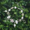 Acrylic Heart Bowknot Bracelets for Women Aesthetic Tassels Handchain Stylish Wristband Jewelry for Fashion Individuals