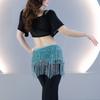 Professional Grade Belly Dance Hip Scarf Lightweight Polyester Fabric for Comfortable Extended Dance Practice