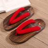 Fashion Japanese Traditional Geta Flat Bottom Unisex Wooden Paulownia Clog Man Woman Ninja Cosplay Shoes Flip Flop Summer Sandals 2025