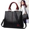 New Handbag Going Out Messenger Large Capacity Internet Celebrity with Soft Leather Embossed Shoulder Bag Portable Woman