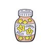 Creative Cartoon Pill Series Metal Brooch Set Whimsical Alphabet Pin Collection For Fashionable Accessory Lovers