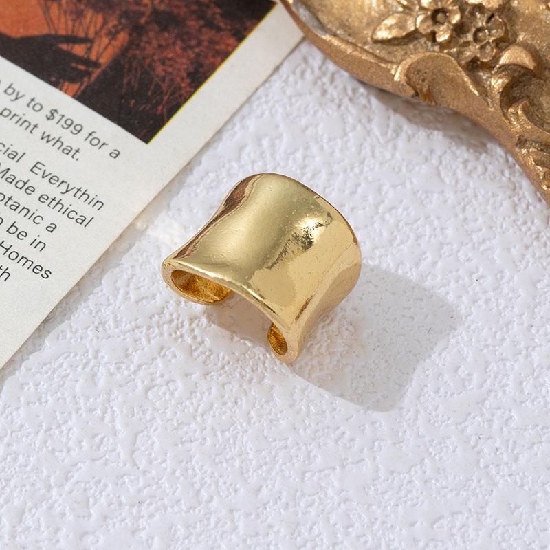 Nieuwe Koreaanse Nep Piercing Oor Cuff Dubbele Cirkel Oor Cuff Nep Oorbellen voor Vrouwen Man Hiphop Cuffs Oorclips Accessoires Cadeau