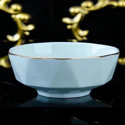Jingdezhen Ceramic Light Luxury Hand-Painted Gold Dining Bowls