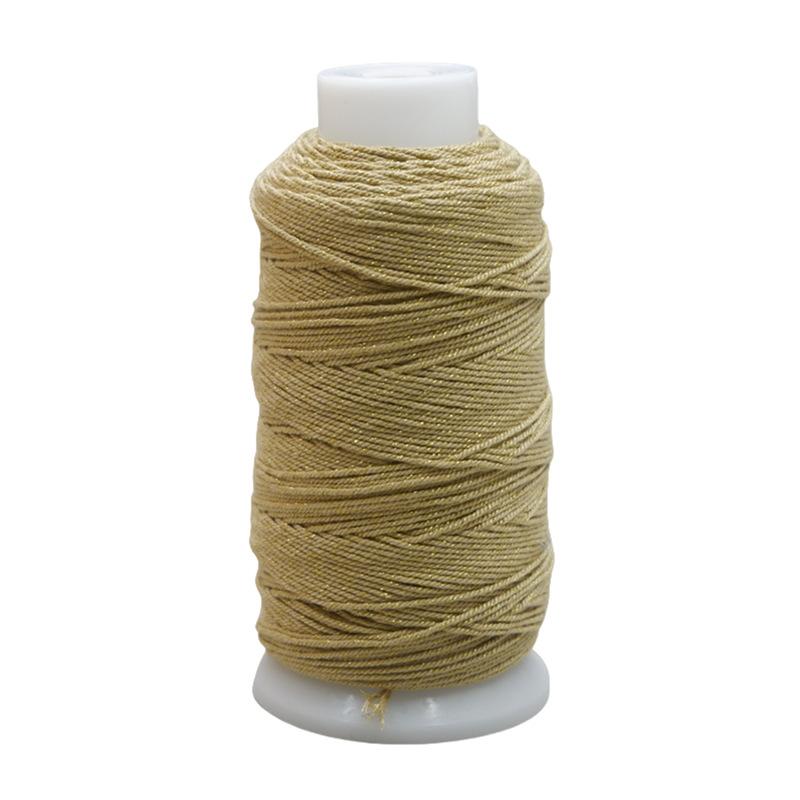 Large Roll 100G Gold Hand Rubbing Cotton Thread 1.0Mm Tibetan Hand Rope Tassel Thread Diy Wenwan Bodhi Special Braided Thread