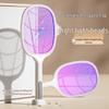 USB Rechargeable 2-in-1 Mosquito Swatter & Killer Lamp - Electric Shock Repellent for Home