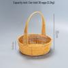 Large Round Woven Rattan Basket Set