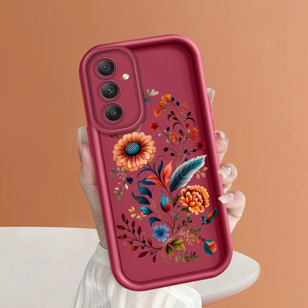 

Мягкий силиконовый квадратный чехол с рисунком лестницы для телефона, полное покрытие, противоударный защитный резиновый чехол для камеры для Samsung Samsung A30S темно-красного