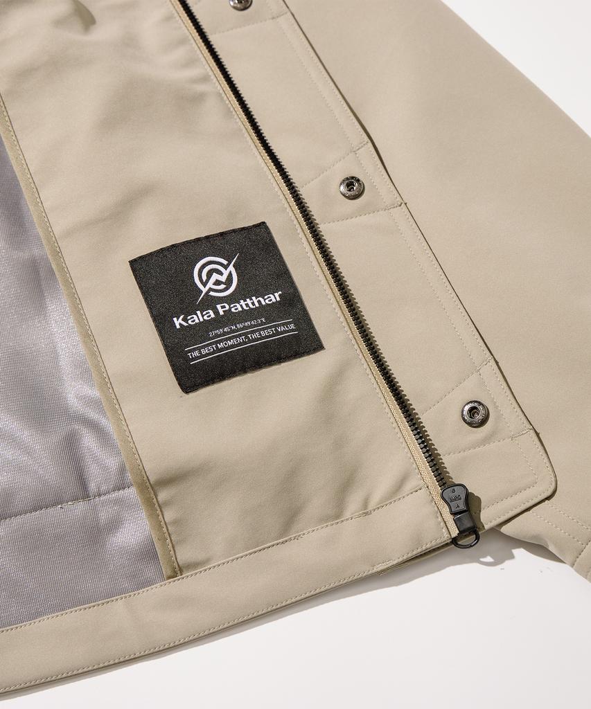 Kalapatthar 3 Layer Hard Shell Short-Jacket - Beige