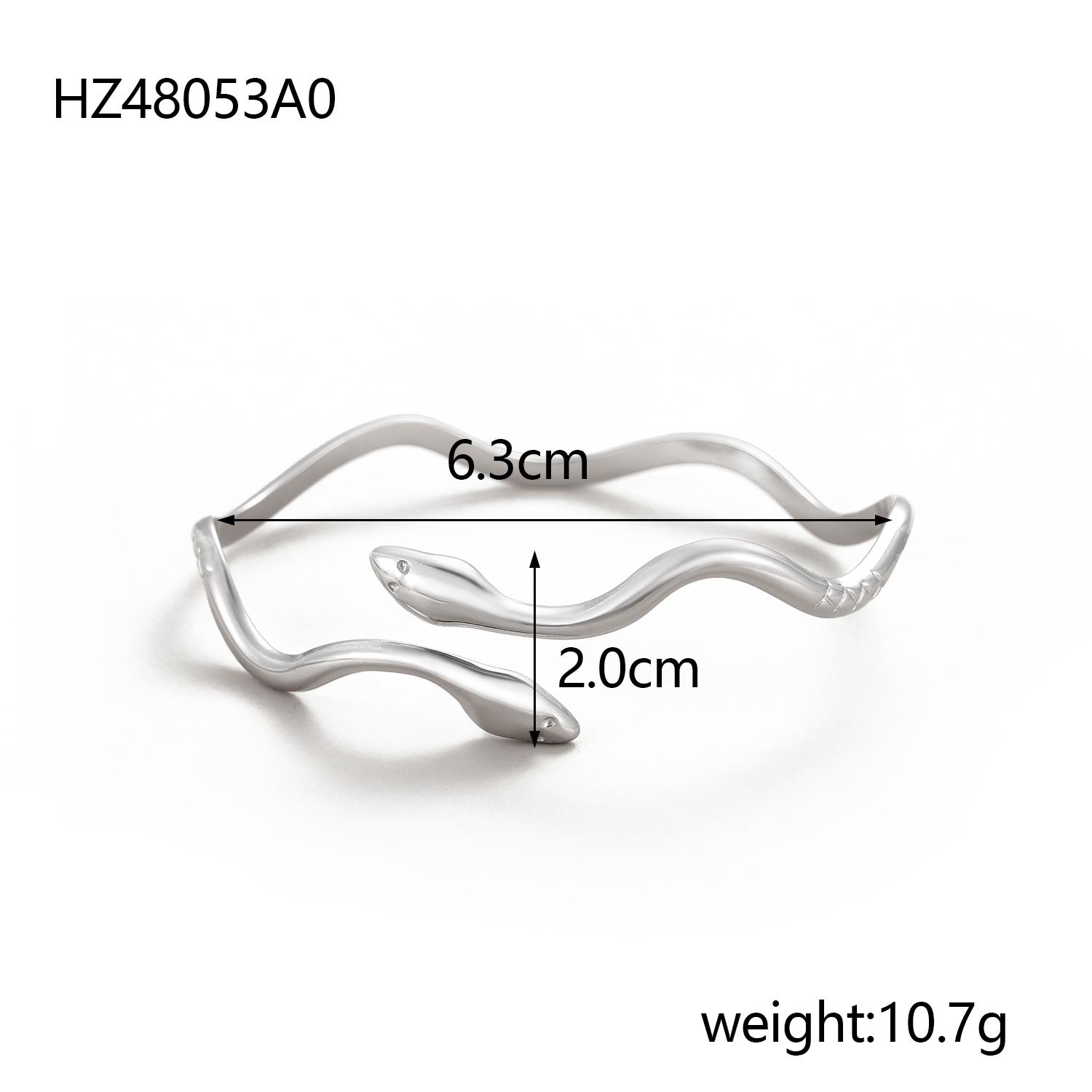 

CARLIDANA Exaggerated Punk Gold Color Simple Bracelet For Women Stainless Steel Statement Cuff Opening Bangles Fashion Jewelry