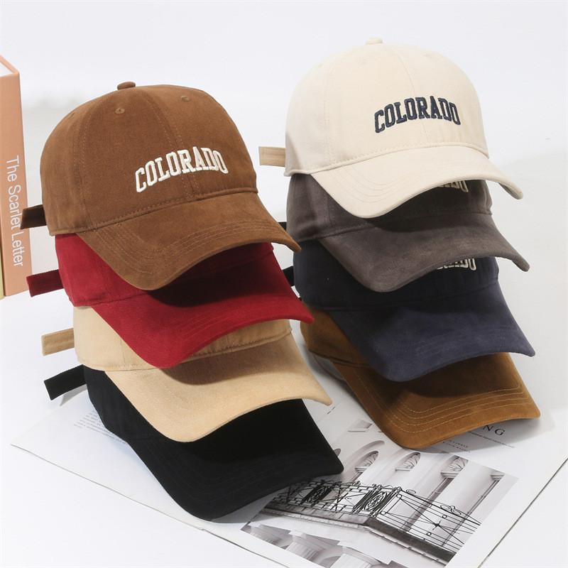 Cotton Baseball Cap For Men And Women With Sun Protection And Curved Visor For Outdoor Activities