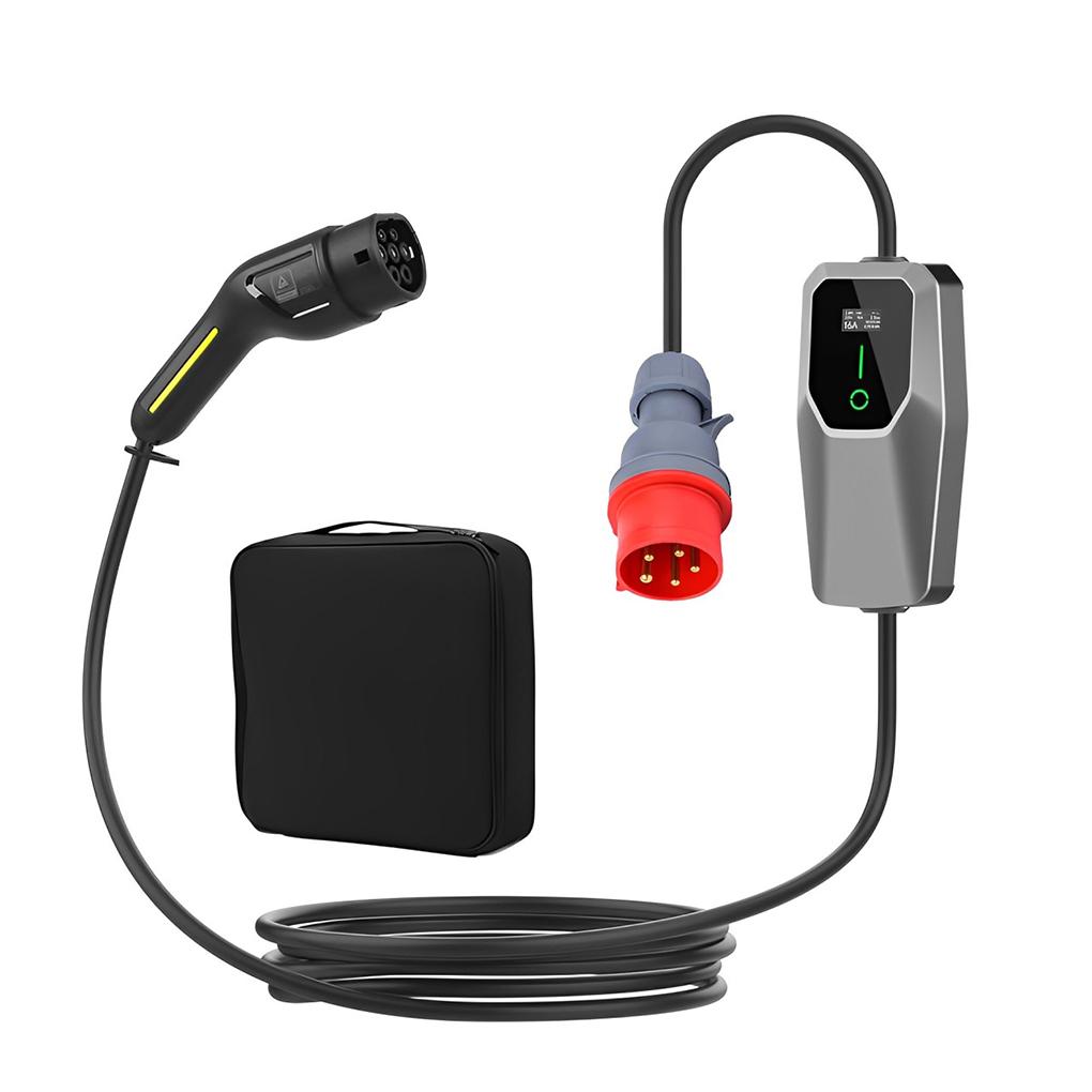 Portable EV Charger 3-phase Type 2 11KW 16A EVSE Charging Cable IEC 62196-2 TYPE-2 for Electric Car Vehicle