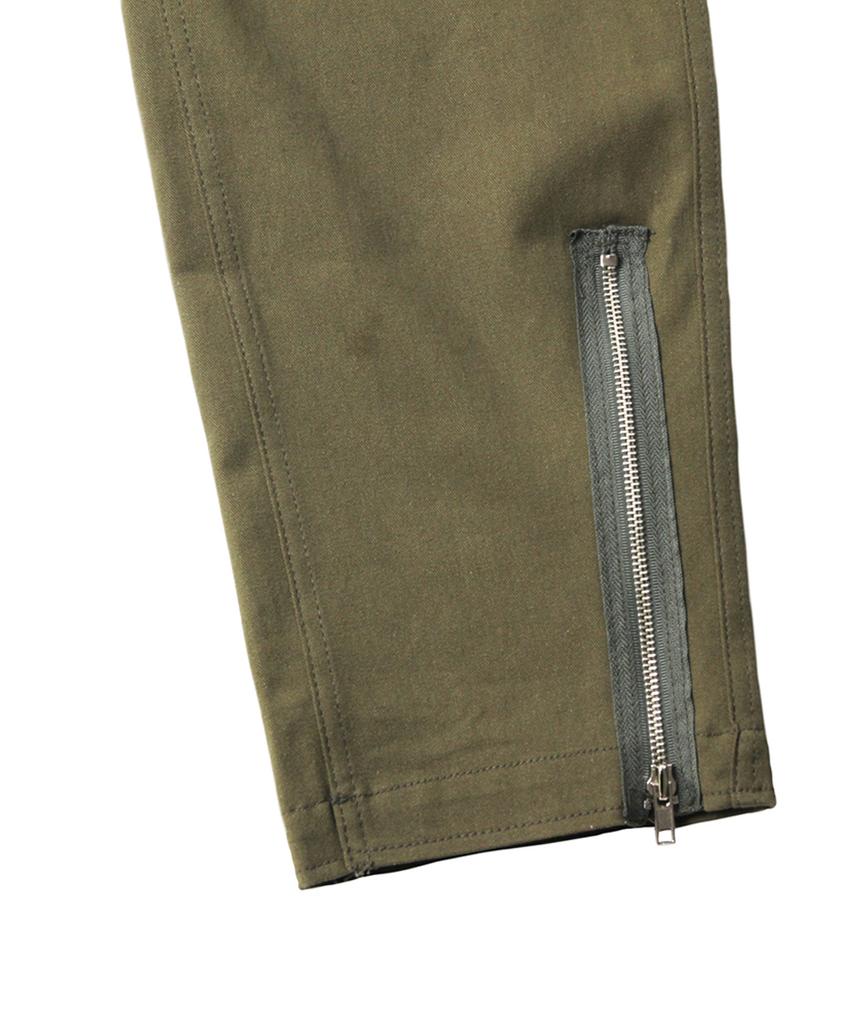 LEFTSEOUL Zipper Cargo Pants [Olive]
