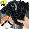 80/8pcs Carpet Non-slip Stickers Reusable Washable Anti Curling Carpet Patches Fixed Sticker Floor Rug Mat Grip Stoppers Tapes