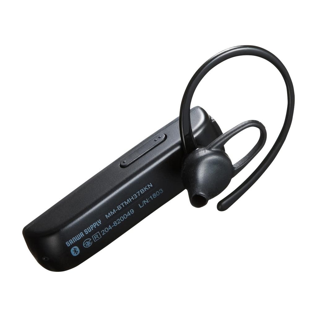 Sanwa Supply Bluetooth Mono Headset MM-BTMH37BKN
