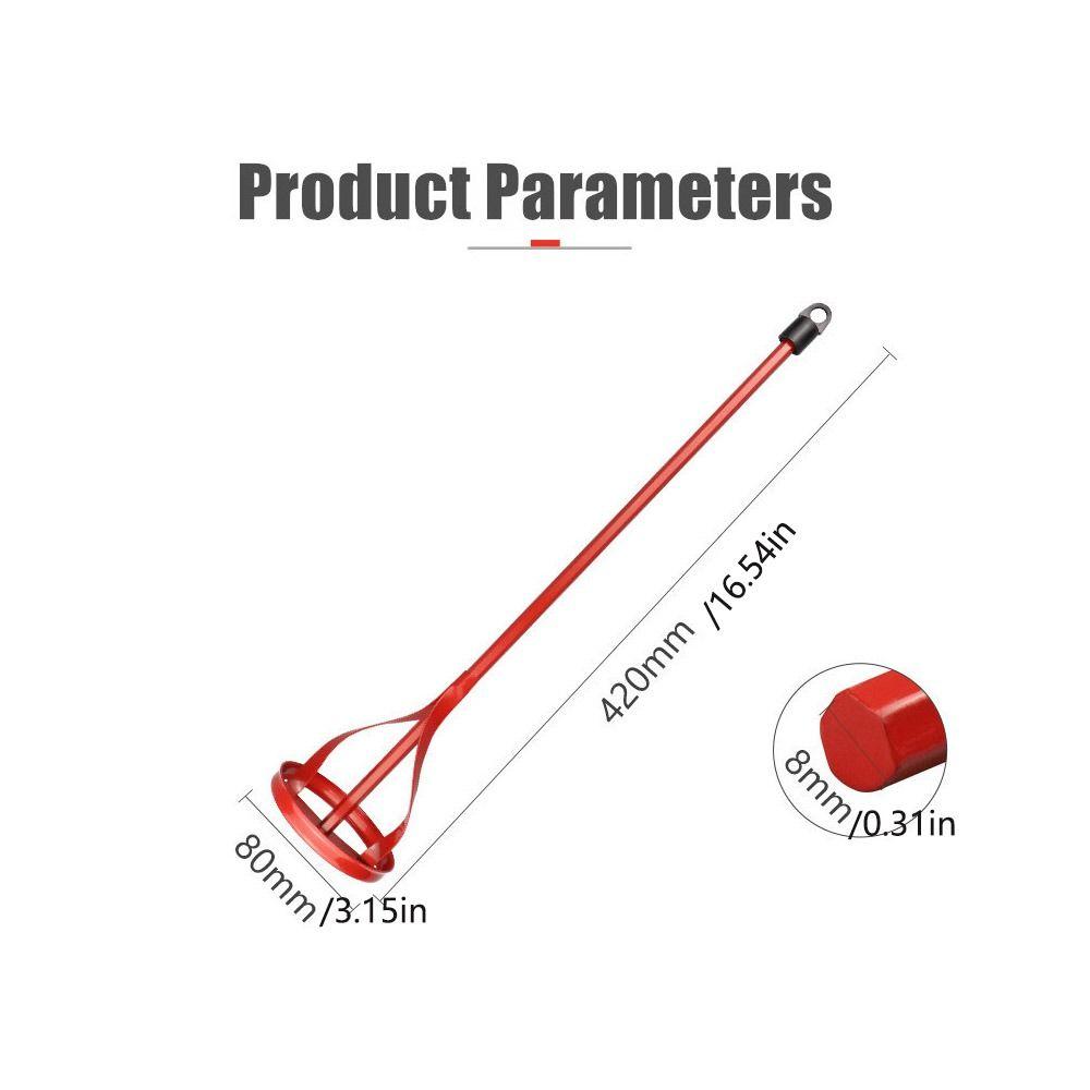 Plaster Paint Paint Mixing Rod Elongated Cement Mixing Rod Mixer Attachment