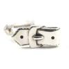 Great HERMES Cufflinks cufflinks Belt motif Silver mens Used