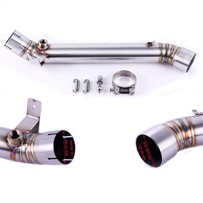 Motorkerékpár Kipufogódob Motor Középső Link Slip-On Kerek Cső Kawasaki ZX-hez