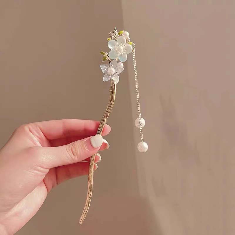 Romantischer Haarnadel im chinesischen Stil Legierungsschmuck Damenhaarnadel Geeignet für den täglichen Gebrauch Geschenke Mädchen Mode Haaraccessoires