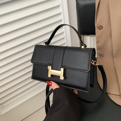 New Textured Messenger Bag Popular Textured Women's Bag Retro Underarm Small Square Bag Beautiful Casual Shoulder Bag