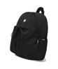Covernat Woman Clover Heart Shirred Nylon Backpack Black