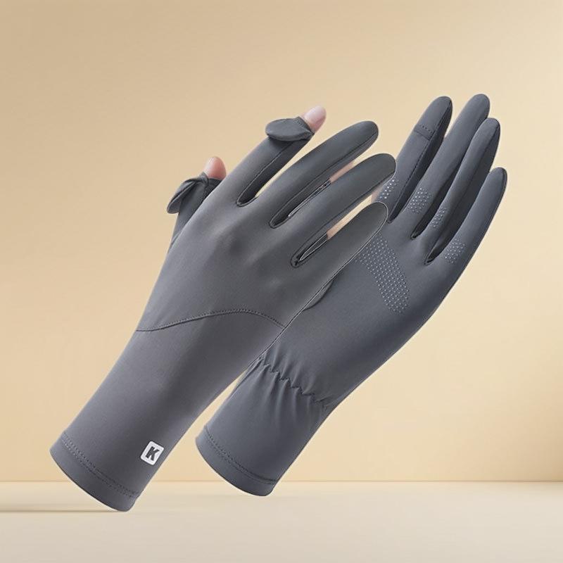 Summer Sunscreen, Lengthened Wrist Guard, Increased Elasticity, Leaking Fingers, Women's Outdoor Palm Wear-resistant and Non-slip