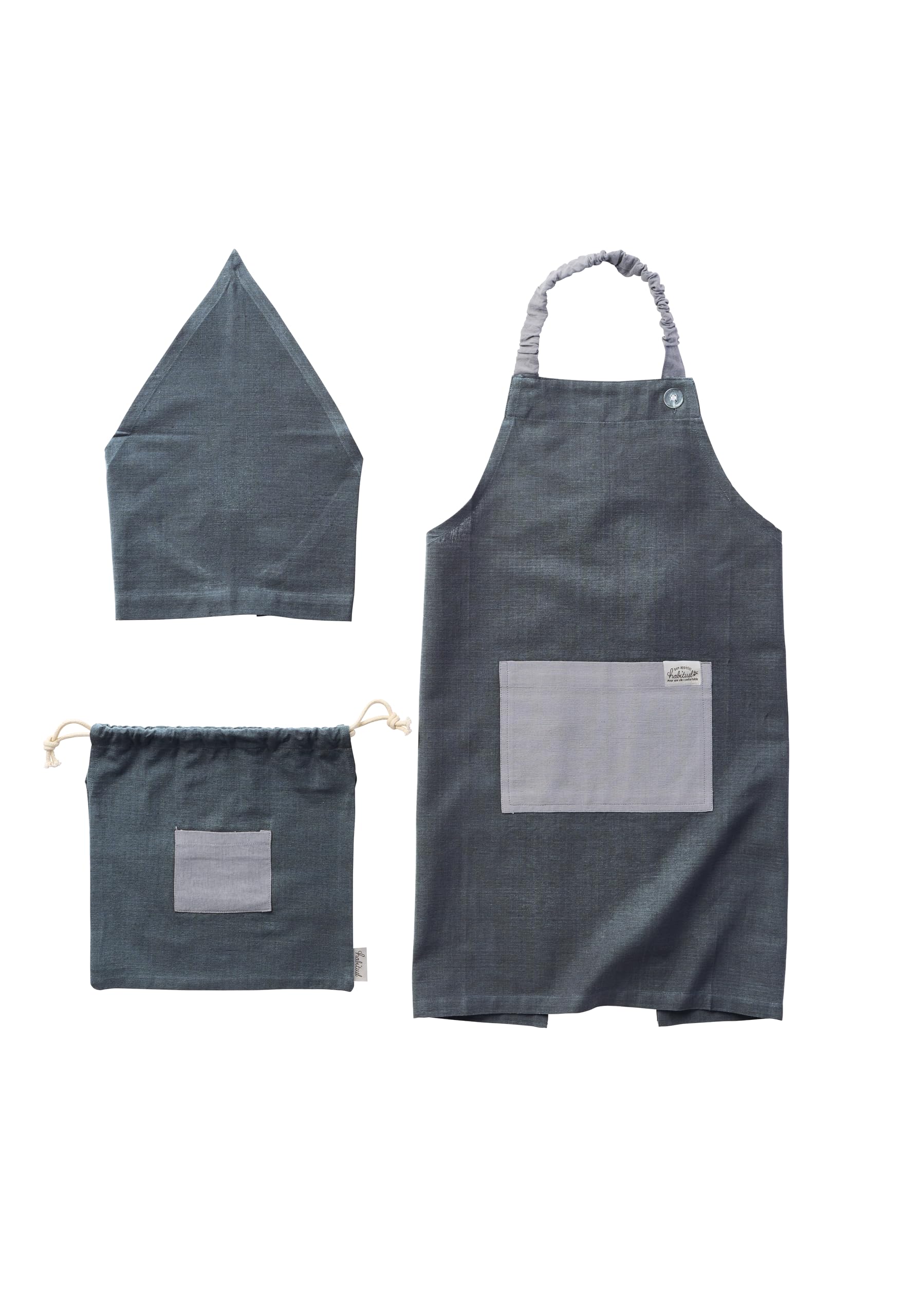 

Детский фартук Mate Светло-серый Рекомендуемый [REP] рост 130-150см