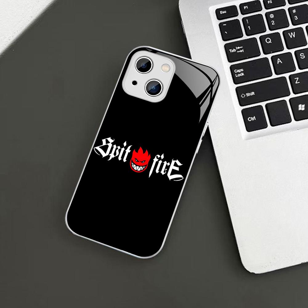 

Чехол для телефона S-Spit fire S-SkateBoards для iPhone 14 13 12 Mini 11 Pro XS Max X XR 14 Plus Защитное стекло iphone 12 pro