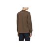 Fear of God Essentials Long Sleeve Crewneck T-Shirt with Drop Shoulder Unisex Tops Brown FOG-FW20-165