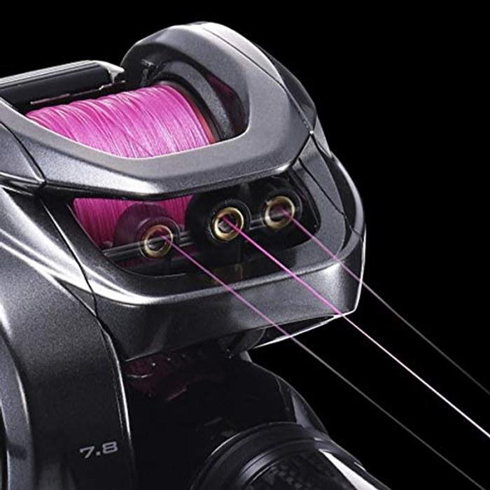 Shimano Engetsu 2021 100HG RIGHT Bait Reel, Saltwater, Offshore, Tai Rubber, Black/Gray