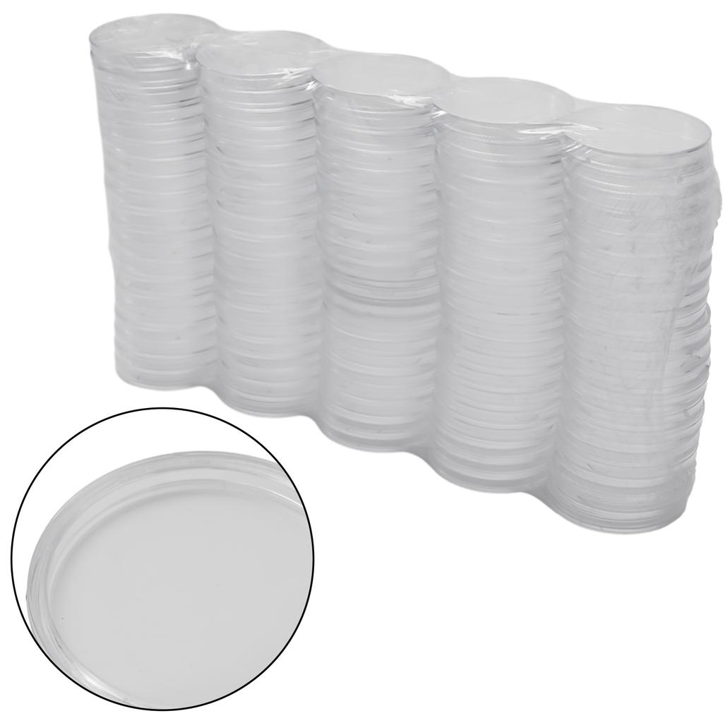 Organizer do przechowywania w domu Kapsułki na monety Pudełka na monety 100 szt. 39 mm Kolekcja monet Pudełko do przechowywania monet Plastikowe Przezroczyste