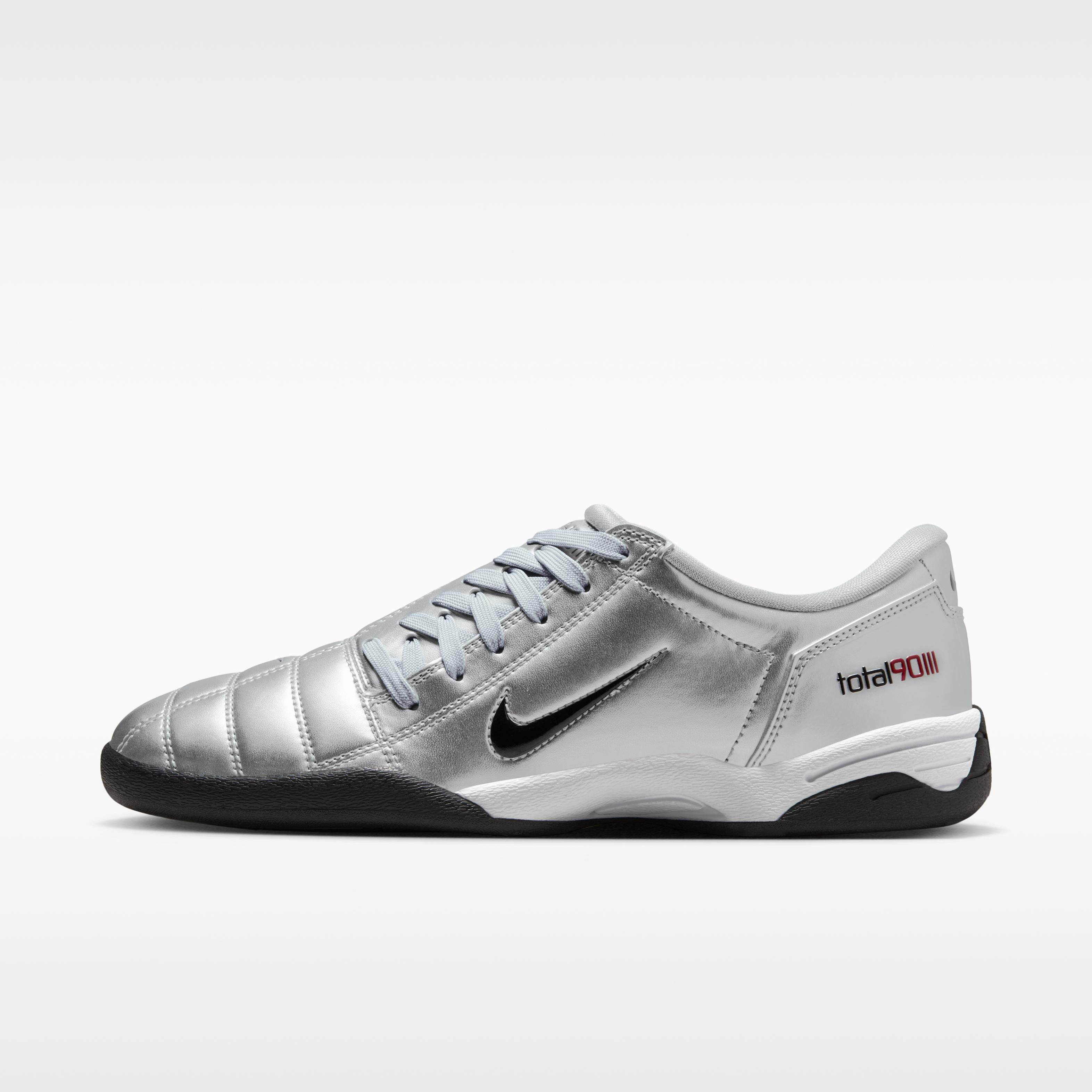 Nike Total 90 3 Металлический серебристый черный (Женский) 38.5