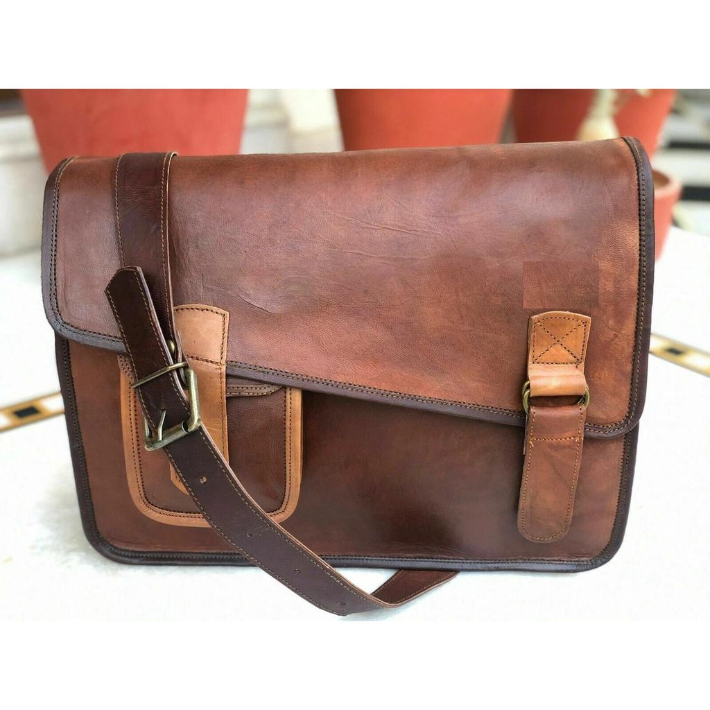 New Designe Women's Vintage  Leather Classic Messenger Shoulder Satchel Bag