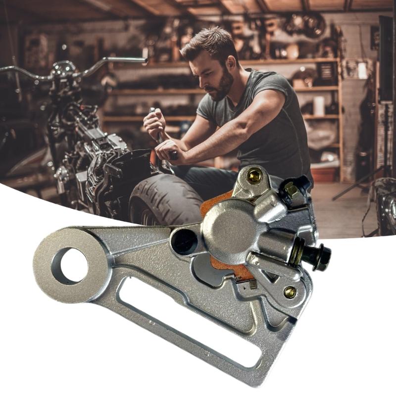 Aluminum Rear Brake Caliper Assembly for Dirt Bike Motorcycle Service, Hydraulic Disc Brake Part for Dirt Bike 250 300 Rear Maintenance Work Today