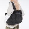 Vintage Denim Bag Women's Large Capacity Lightweight Handbag Tote Bag Student Class Crossbody Bag