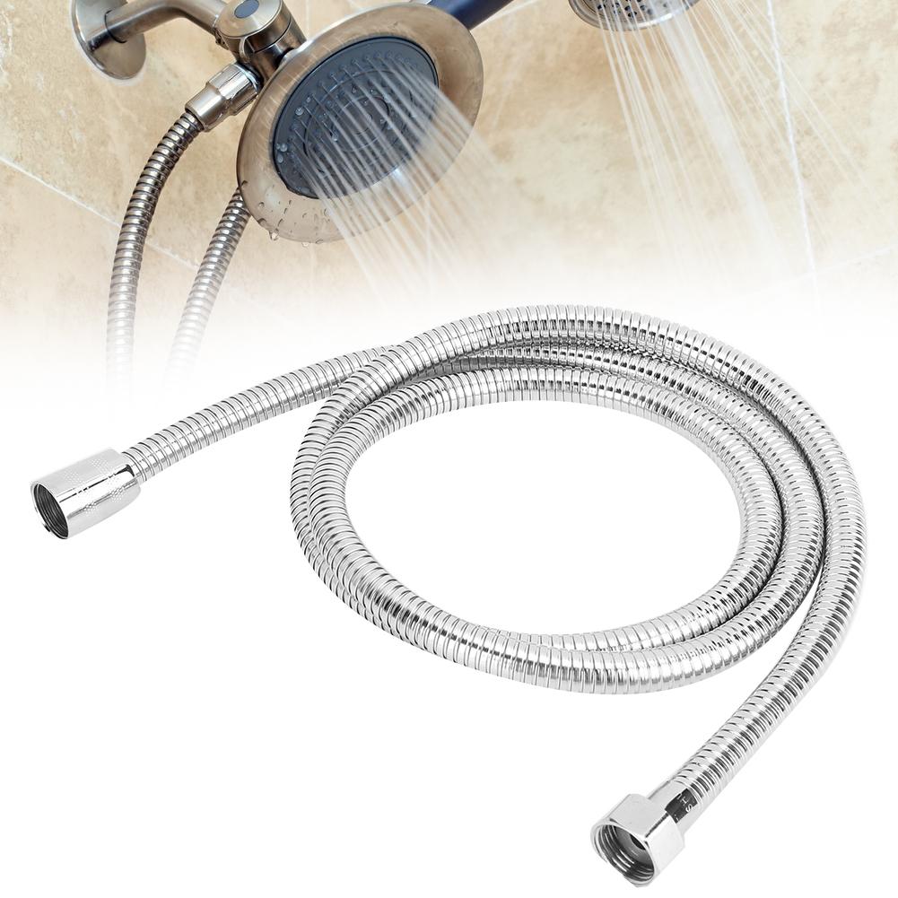1.5m G1 2in Thread Stainless Steel Shower Hose Household Bathroom Showering Accessories