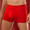 Men's Lucky Red Cotton Boxer Briefs - 4 Pack