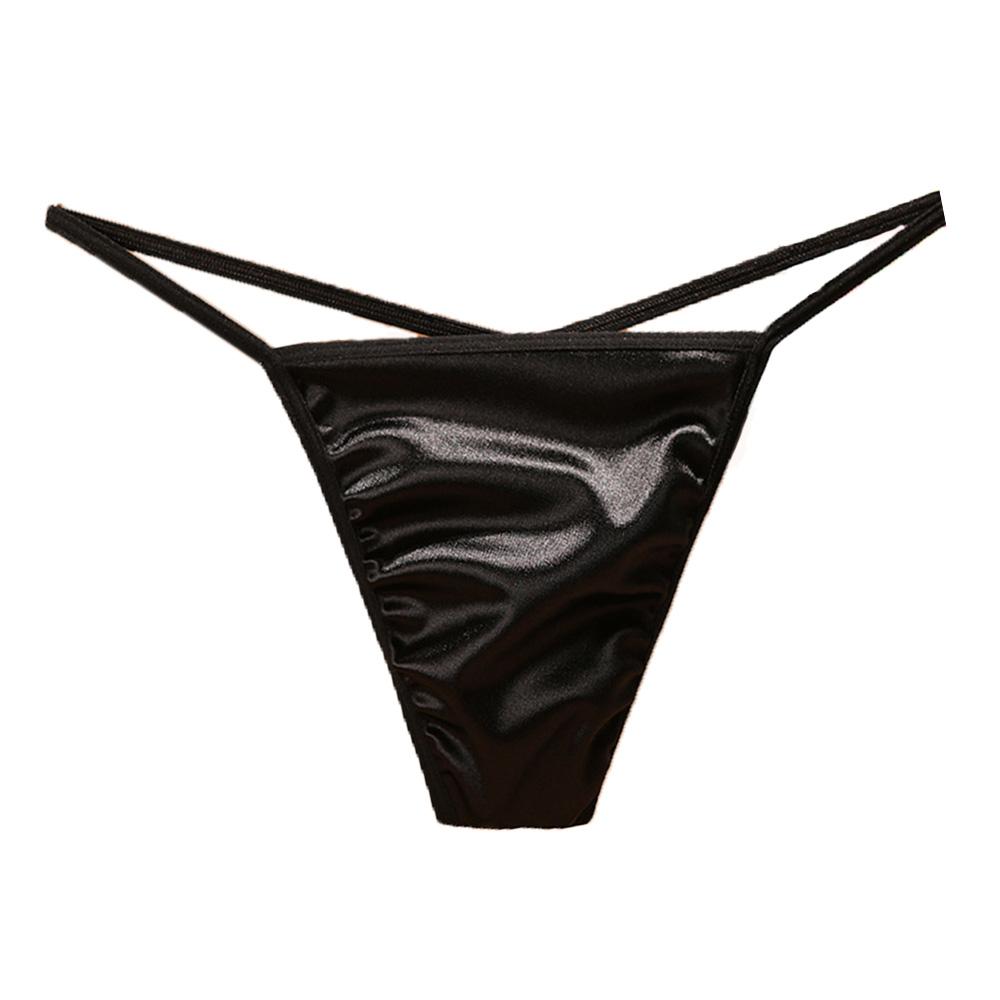 Breathable Low Rise Mini T-back Large Size G Strings Sexy Briefs Men's Panties Thongs