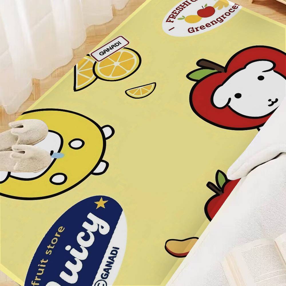 Cute GANADI Entrance Door Mat Washable Non-Slip Living Room Sofa Chairs Area Mat Kitchen Welcome Doormat