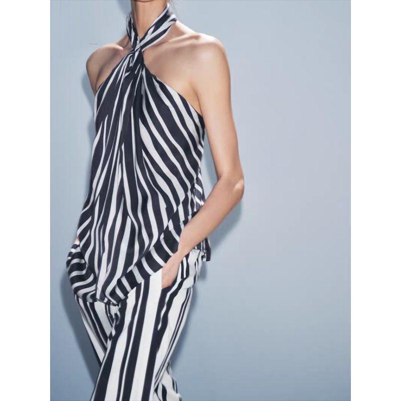 Za2025 Summer Women's Clothing Tops 2906096 104 Pleated Pants 7563045 712 Pants 2913097 104