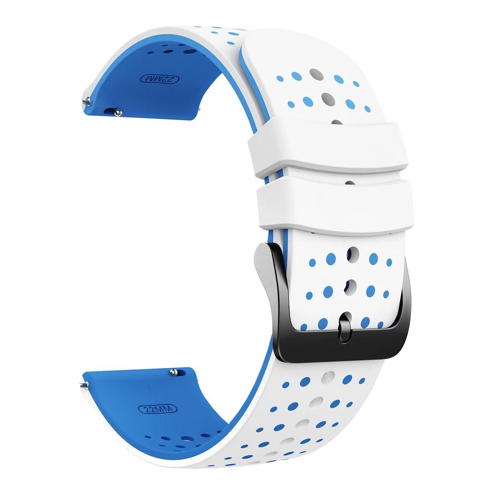 

22mm Silicone Strap For Realme Watch S 2 3 S2/S 2 3 Pro Comfortable Wrist Bands For COROS PACE Pro 3 Sports Replacement Bracelet 1Pcs 22mm