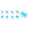 Blocs de Construction Blanc Transparent Non Toxique Briques Figures Épaisses Éducatif Créatif Taille Compatible Autres Marques Plastique Jouets DIY Accessoire
