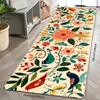 VIKAMA Schöner Blumenteppich Lebendiger Küchenteppich Fußmatte Weiche Lange Matte Teppich Für Schlafzimmer Teppich Für Wohnzimmer Badezimmerteppich