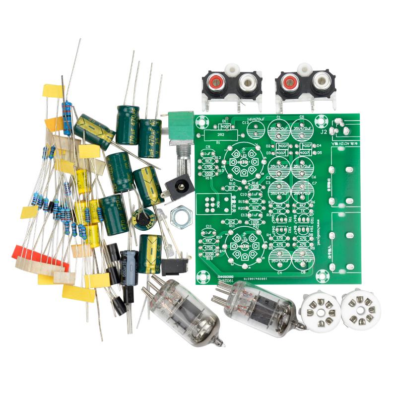 6J1 tube preamp Amplificateur Board Pré-ampli casque tampon À faire soi-même Assortiment kits 6J1 tube preamp Amplificateur Board Pré-ampli casque tampon À faire soi-même Assortiment kits